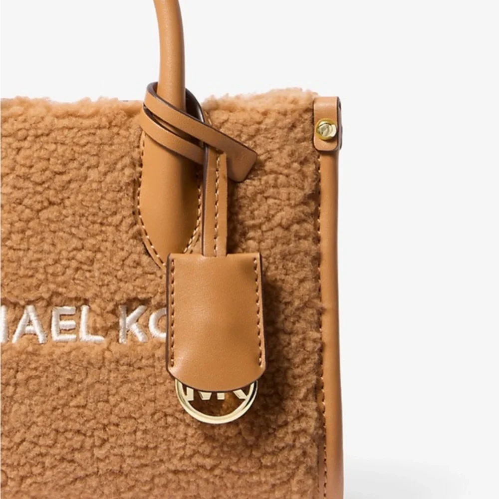 NWT‎ MICHAEL MICHAEL KORS Mirella Extra-Small Sherpa Crossbody Bag